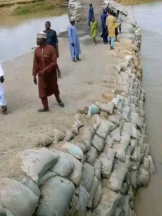 The Zamfara bridge that collapsed 